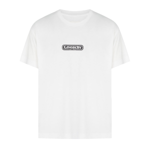 Givenchy – טי־שירט לבנה עם לוגו בחזית
