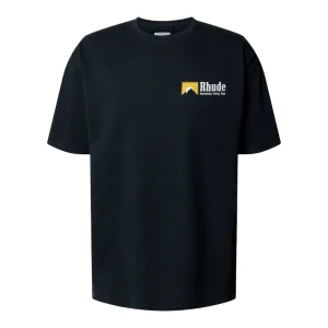 Rhude – טי־שירט שחורה International Racing Team
