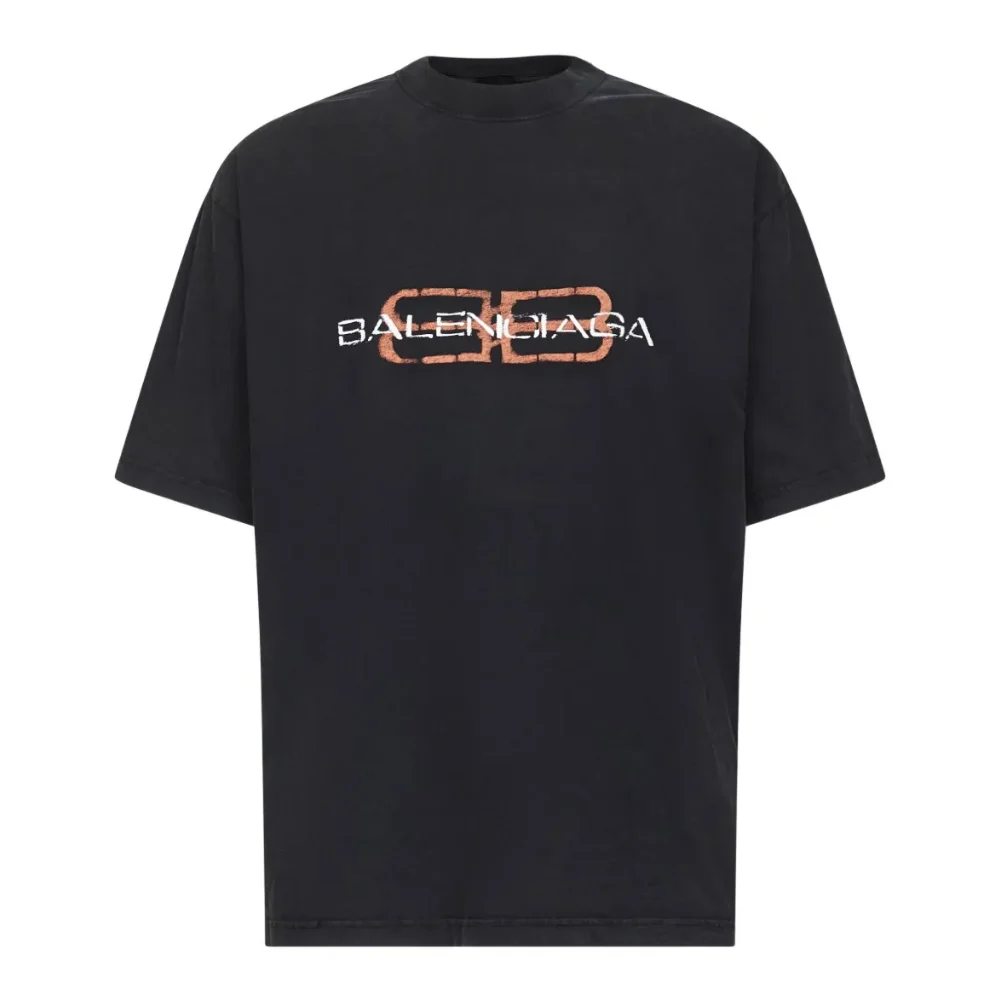 Balenciaga – טי־שירט אוברסייז שחורה