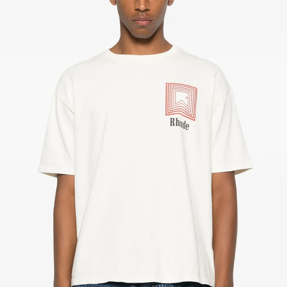 Rhude – טי־שירט עם לוגו בחזית - Hover