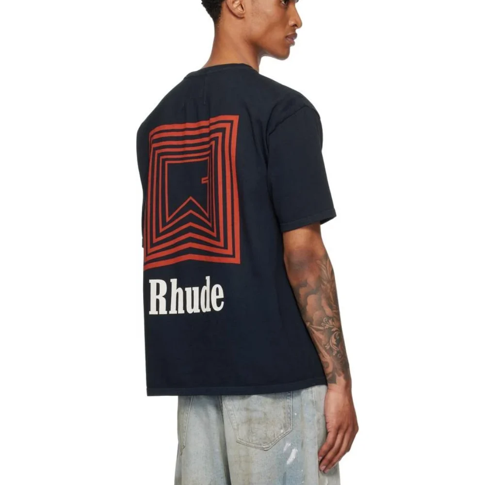 Rhude – טי־שירט שחורה - Hover
