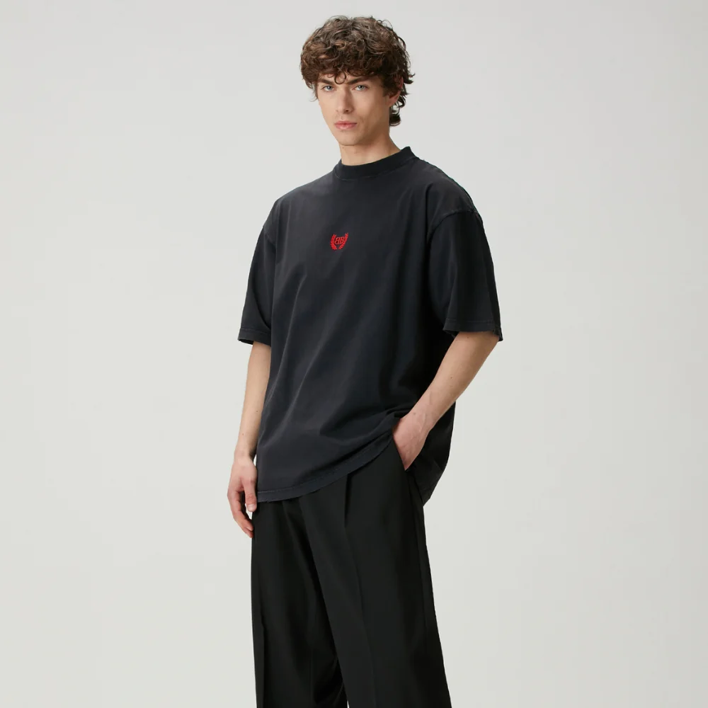 Balenciaga – טי־שירט Oversize בצבע שחור - Hover