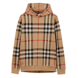 Burberry – קפוצ'ון Checked Iconic Beige
