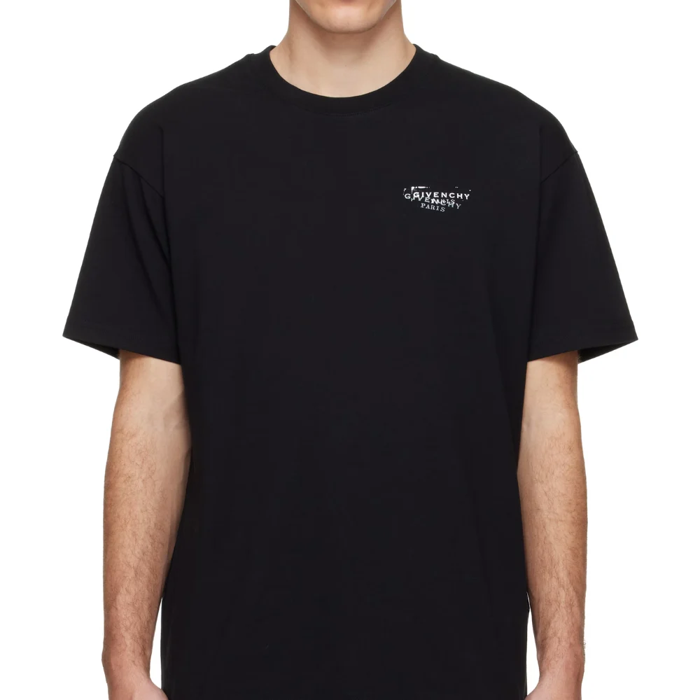 GIVENCHY טי־שירט הדפס של ג'יבנשי שחור - Hover
